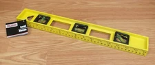 Tool Bench Hardware Lightweight Yellow Plastic 16" Bubble Ruler Level **READ** 