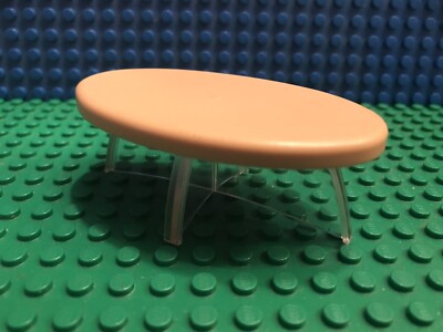Table Ovale Playmobil Motif Floral 9272 - Occasion - Accessoire Maison De Poupée