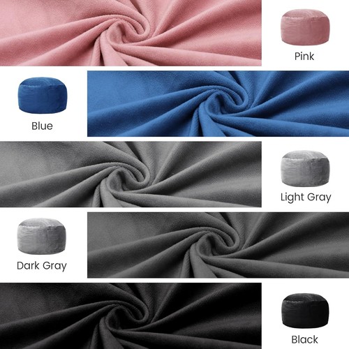 3.5 Foot Bean Bag Chair for Adults and Teens, Ideal Comfy Beanbag - Picture 6 of 12