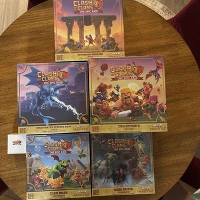 Maestro Clash of Clans: The Epic Raid Core Edition + Kickstarter brand new 