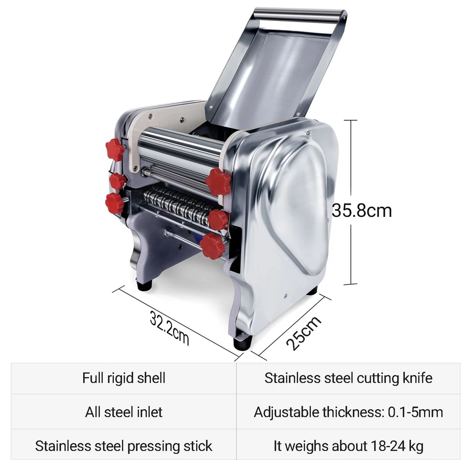 Máquina para hacer albóndigas pasta fideos laminadora rodillo de masa eléctrico comercial de EE. UU. Foto 2 de 4