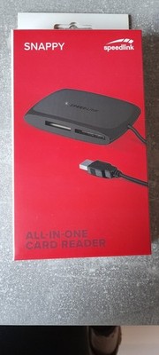 All-in-one card reader 2.0 Snapp speedlink sehr gut für viele Krartenformate s.u