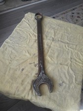 vintage chrome alloy britool 1inch 1/8 combination spanner RJ1125