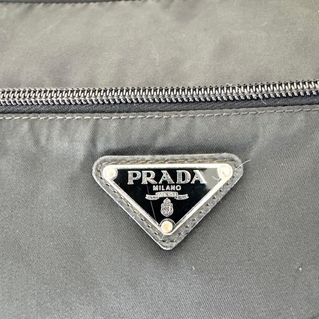 PRADA   Model Shoulder Bag Camera Bag Triangle Logo Nylon Black thumbnail 8