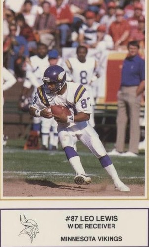 1992 Pacific #508 Leo Lewis Minnesota Vikings Mizzou Tigers | eBay