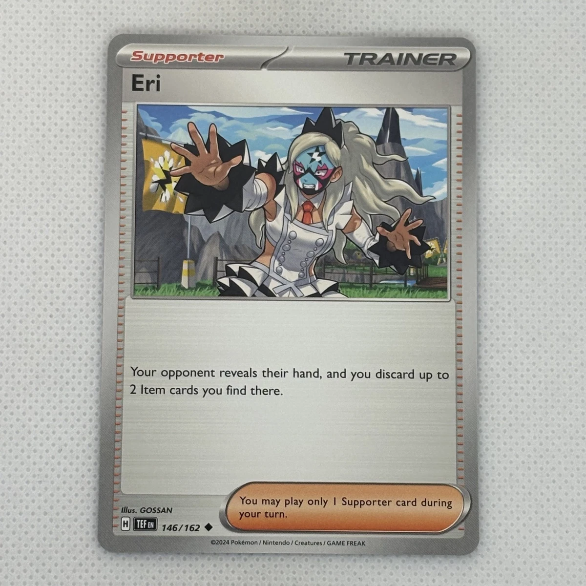 eri pokemon card price POKMON GAME s10D 055/067 C Discard up to 2 Item cards you find there.You may play only 1 Supporter card during your turn. Eri - 199/162 - SV05: