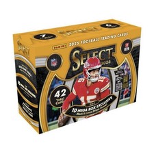 2025 Panini NFL Select Football Trading Card Mega Box Fresh New Factory Sealed