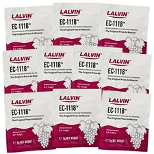 Lalvin EC-1118 Saccharomyces bayanus (10 Packs)