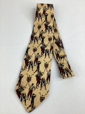 ROBERT TALBOTT Tie Necktie 100% Silk Hand Sewn Made In USA   L57  x W3.5 