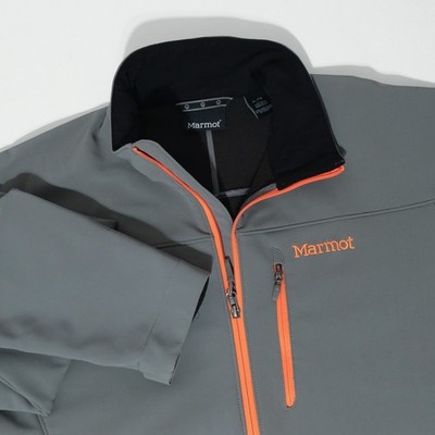 Marmot Trango Jacket Mens XL Gray Full Zip Flaw