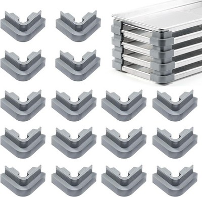 Silicone Tray Stackers for Harvest Right Freeze Dryer Trays  16 16 Pcs, Gray 