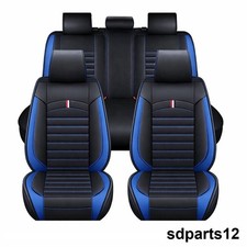 Komplettsatz Sitzbezüge Kunstleder Schwarz Blau für Hyundai Tucson Santa Fe Kona