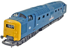 Lima 205106 OO Gauge Deltic 9006 Fife Forfar Yeomanry Color Blue Runner Unboxed.