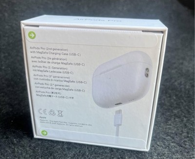 Apple AirPods Pro (2nd Gen) Wireless Bluetooth In-Ear White MagSafe USB-C Case
