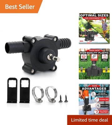 Lightweight Self-Priming Electric Drill Pump - Perfect for Outdoor Applications