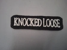 Glow In The Dark Knocked Loose Band Patch Black And White