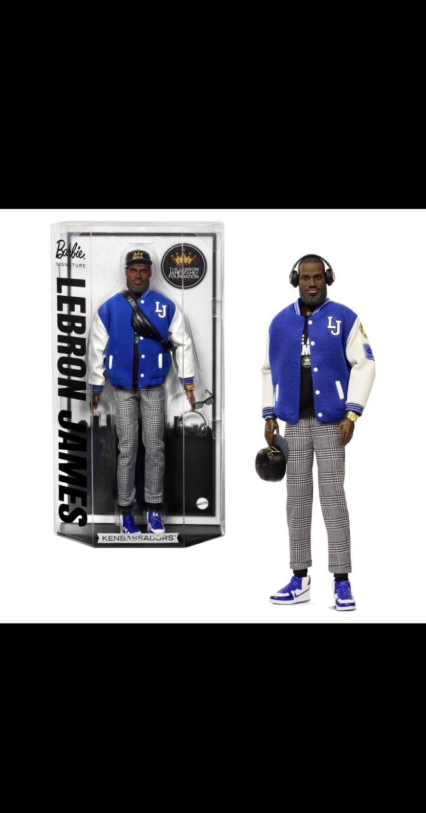 Barbie Signature LeBron James Kenbassadors Ken Doll HRM33 Ma