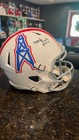 Robert Brazile signed, Houston Oilers full-size Helmet. Schwartz Authenticated. — photo 1