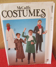 McCall's Costumes M8227 A - Boys  Girls' Costume Coats With Mask Sz 7-14 Uncut