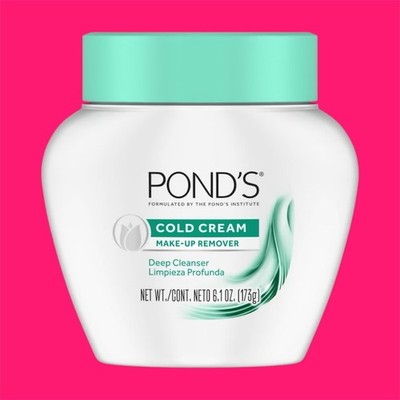 POND S Fagrance-Free Cold Cream Cleanser & Make-Up Remover 6.1 oz