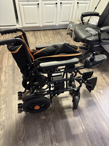Foldable Electric Wheelchair Lightweight Power Chair Joystick
