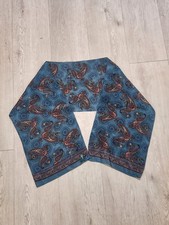 Japanese Vintage Silk Scarf Paisley Print Lightweight. Excellent Condition Rare