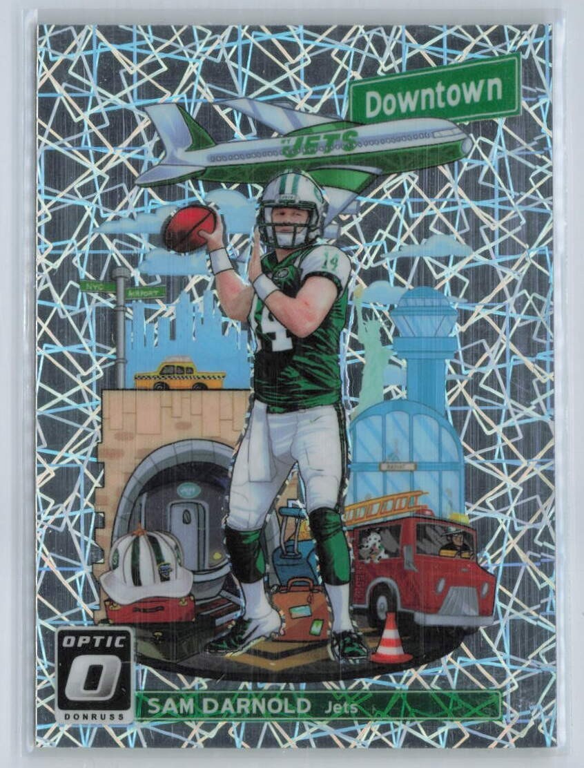 Sam Darnold 2018 Panini Donruss Optic Downtown RC SSP #DT-11-NY JETS
