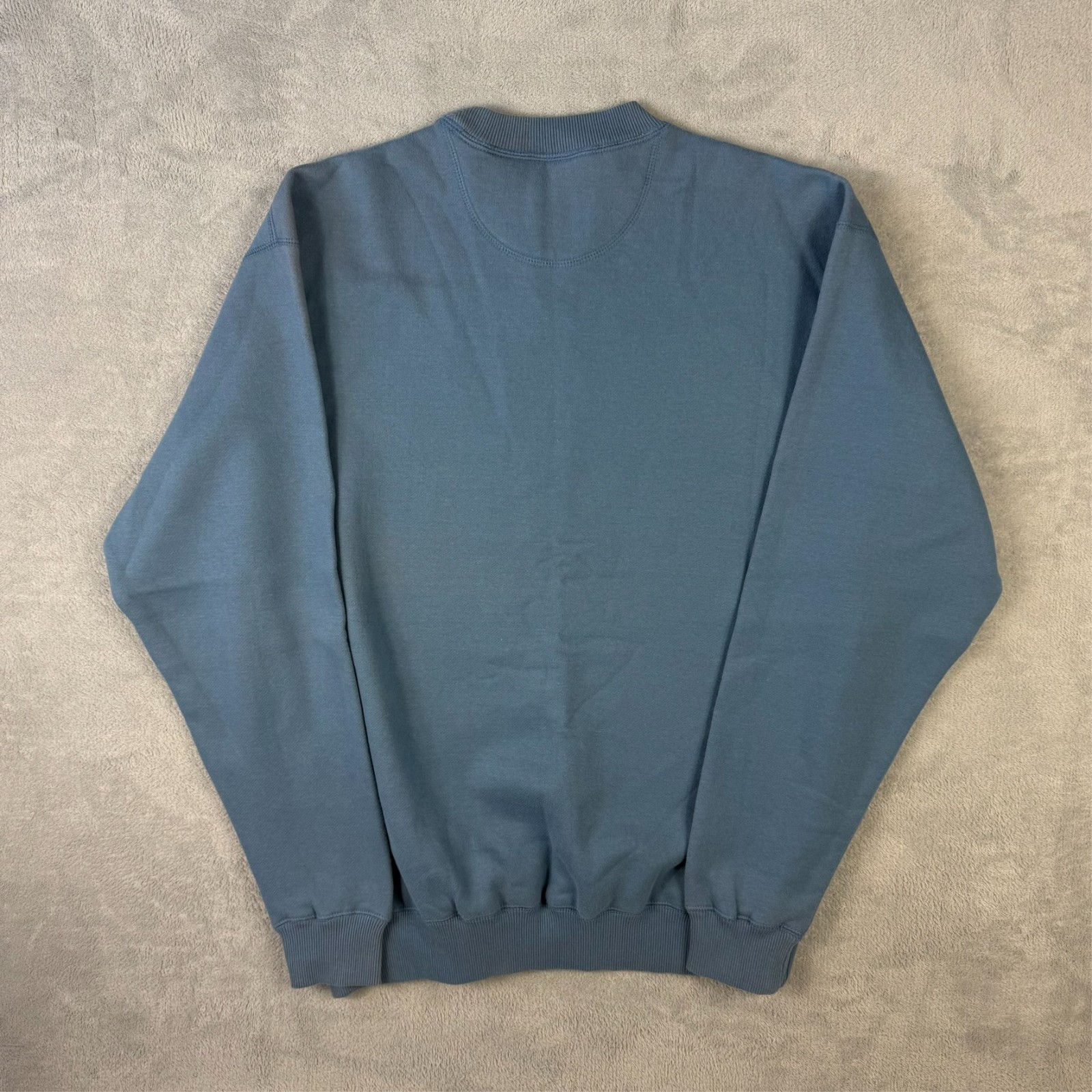 Vintage Reebok 2000's Y2K Blue Spellout Oversized Medium Pullover Sweatshirt image 8