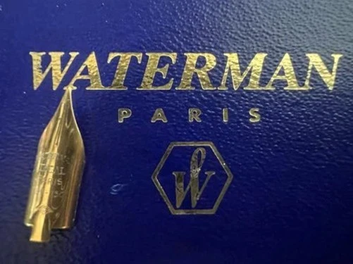 Porte-plume Waterman Idéal Or 18 Carats - étui D'origine - Occasion - Modèle Très Rare