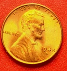 1948-S Lincoln Wheat Cent Penny GEM RED BU From an Original Bank Roll