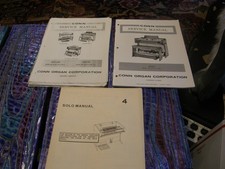 Conn Organ Service Manual Artist Model 720 Style 1 Typ1, Serenade, Theatre, Solo