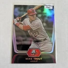Mike Trout Rookie Rainbow refractor 2012 Bowman Platinum Rookie Card #16 mint