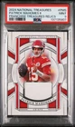 2024 PANINI NATIONAL TREASURES FRANCHISE RELICS PATRICK MAHOMES II 23/49 PSA 9