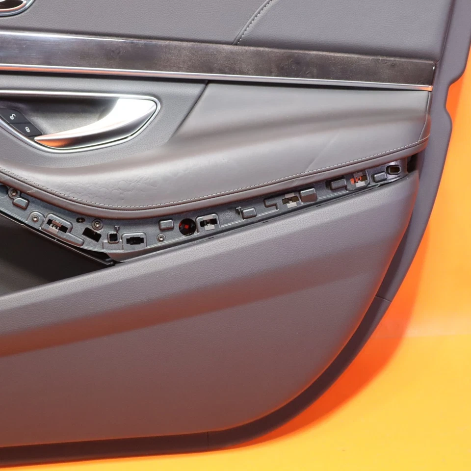 MERCEDES BENZ S550 DOOR PANEL RIGHT FRONT 2014 2015 2016 2017 A2227270190 OEM - Image 3 of 4