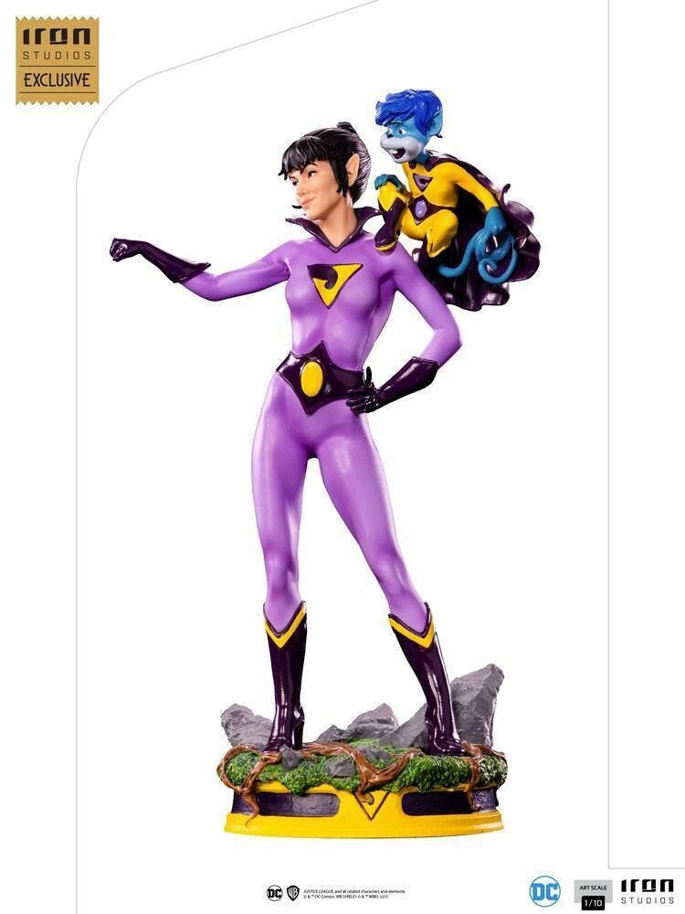 Iron Studios Wonder Twins Zan & Jayna Art Scale 1/10 Statue