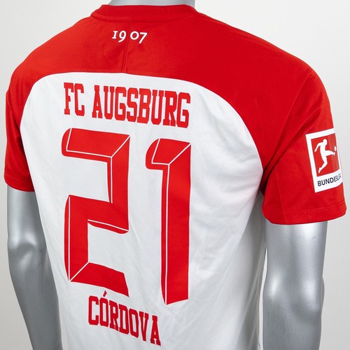 *MATCHWORN* FC Augsburg - Sergio Córdova - Heimtrikot 2017/2018 Gr. L - Bild 4 von 4