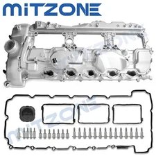 ALUMINUM Valve Cover w/ Gasket & Cap for BMW 135i 335i 535i 640i 740i X3 X5 N55
