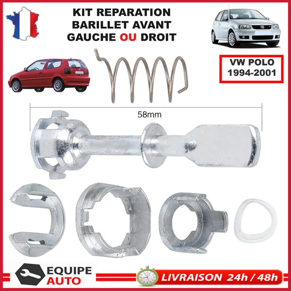 Reparatursatz Stange Feder Ringe Zylinder TüR Polo 6N1 6N2 (94-01)-image