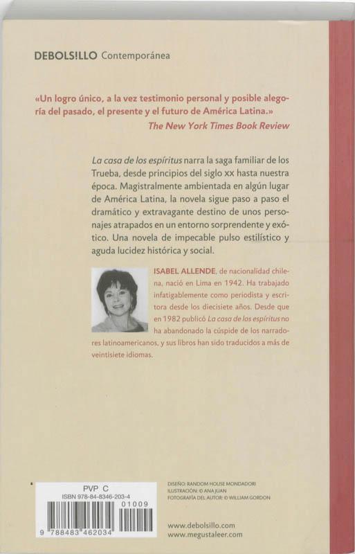 Thumbnail - La Casa De Los Espiritus | Isabel Allende | Taschenbuch | 464 S. |