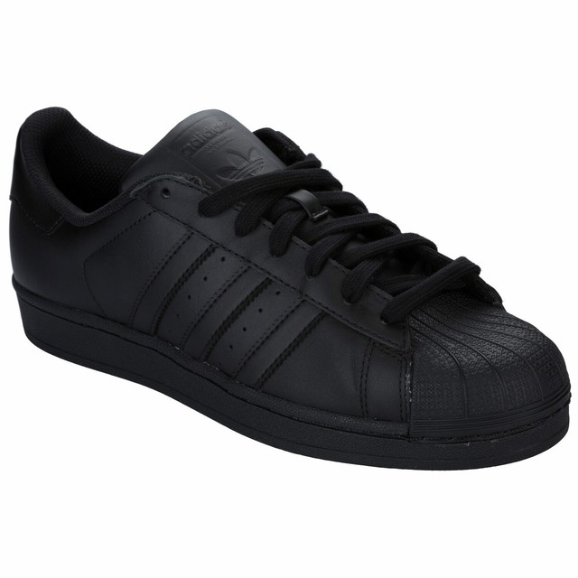 plain black adidas shoes