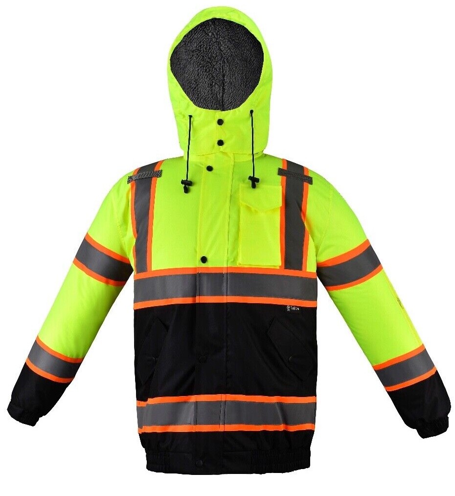 Class 3 Reflective Water proof Safety Bomber Jacket with Class 3 Reflective Water proof Safety Bomber Jacket with