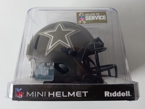 NFL DALLAS COWBOYS Riddell 2022 Salute To Service Speed Mini Helmet | eBay