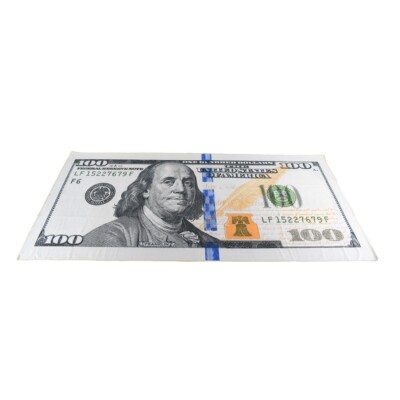 Giant New $100 Bill Ben Franklin Beach Novelty Bath Towel