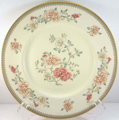 Service 12 Assiettes Plates Minton Athena Gold & Ivory - Porcelaine, Occasion Bon état