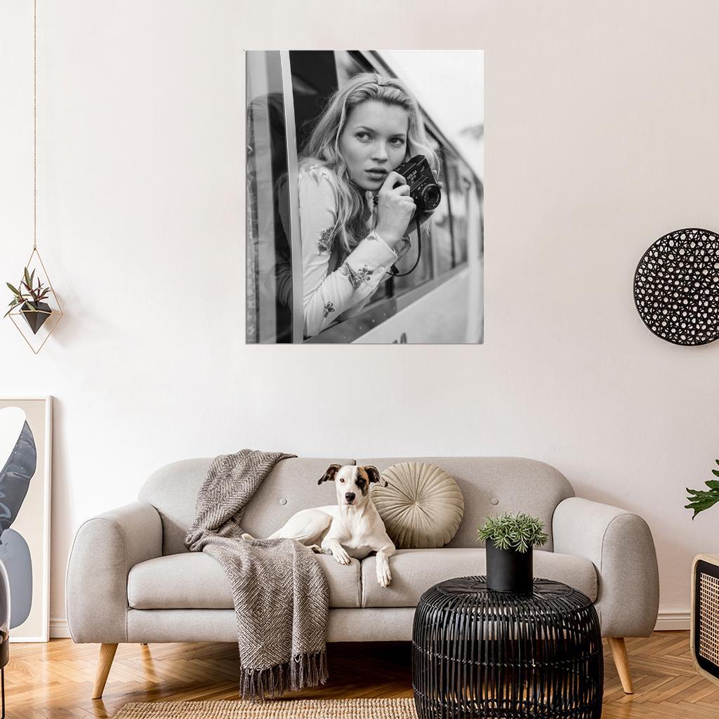 526046 KATE MOSS 80s 90s Retro Vintage Photo 24x18 WALL PRINT