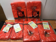 4x Adult Kent Type II Life Jackets and 2x Child's small USCG Approved