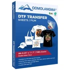 A4 100 Sheets 8.27" x 11.7" Direct to Film DTF Transfer Film Instant & Easy Peel