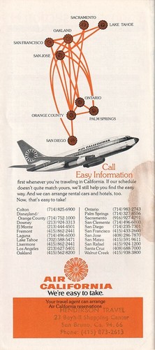 Air California timetable 1976/01/05 - Picture 3 of 3