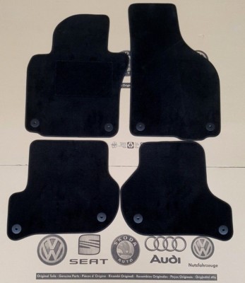 original VW Golf Plus floor mats front rear 4 piece textile mats fabric mats