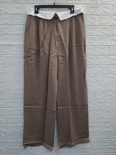 New Reformation Stevie Pant Beige Size 12